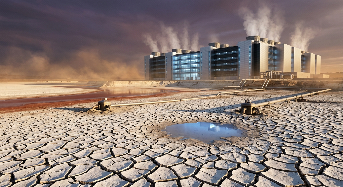 Two-Thirds of New AI Data Centers Are Going Up in Drought Zones — Mid-Year Water Review